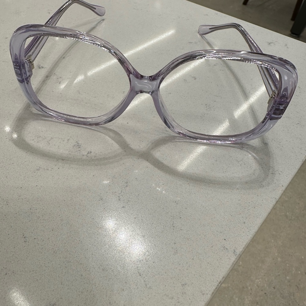 Elegant Purple Women's Eyeglasses